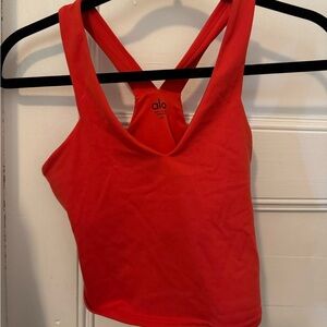ALO Yoga Airbrush Real Bra Tank - Candy Red
